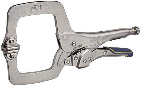 IRWIN VISE-GRIP Welding Pliers, Fast Release, C-Clamp with Swivel Pads, 11-Inch (IRHT82586)