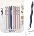 uniball™ Zento Gel Pens, Black Ink, 0.7mm Medium Point, 8 Count