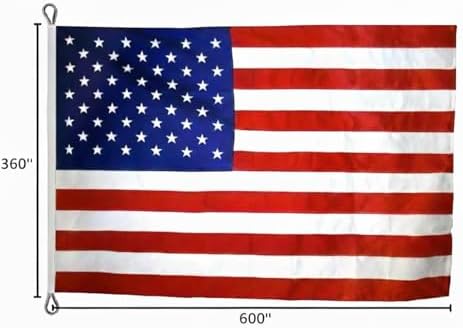 Annin Flagmakers (2415) SolarGuard Nyl-Glo American Flag - 30 x 50 Feet