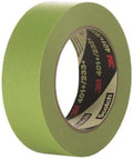 3M 401+ 2" x 60yd High Performance Masking Tape - 2" x 60 Yards Roll, Crepe Paper, Green