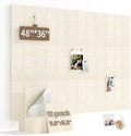 Large Felt Bulletin Board for Walls: 12-Pack Black Cork Board Alternative 11.8x11.8 Inch Peel and Stick Pin Board Wall Decor for Home Organization, Office Memo Board, Self-Adhesive Wall Tiles