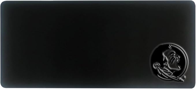 Florida State University Alumni Desk Mat, Durable Office Supplies, Non-Slip Base, Responsive Desk Pad with Smooth Surface, Black