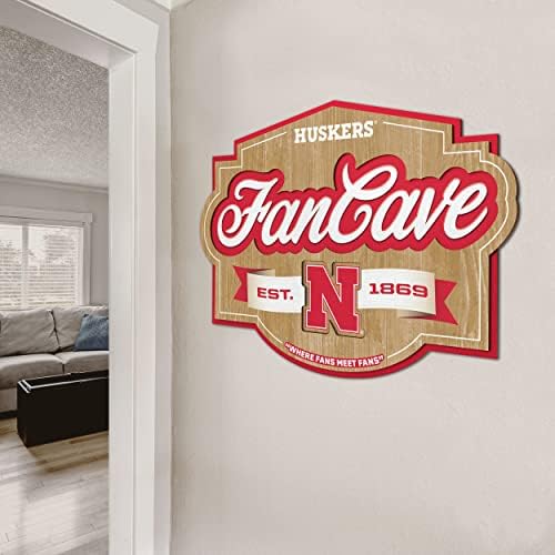 YouTheFan NCAA Officially-licensed FanCave 3D wall art - ready-to-hang, 3D multi-layered construction - floating wall mount design - Perfect fan gift