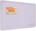 Felt Bulletin Board 24x18 inches, Decorative Pin Board for Home & Office
