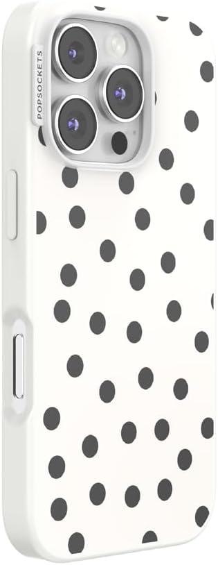 PopSockets iPhone 15 Plus Phone Case with MagSafe- Spotlight Dots | Magnetic, Wireless Charging, Camera & Drop Protection, Phone, Women, Electronic Accessories, For iPad/Kindle/iPhone/Android