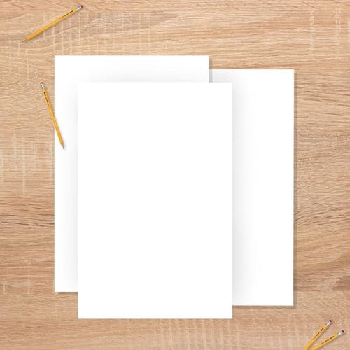 School Smart Folding Bristol Board, 12 x 18 Inches, White, Pack of 100