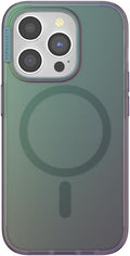 PopSockets iPhone 15 Pro Phone Case with MagSafe- Nightshade | Magnetic, Wireless Charging, Camera & Drop Protection, Green, Teal, Turquoise, iPad, Removable, Popper