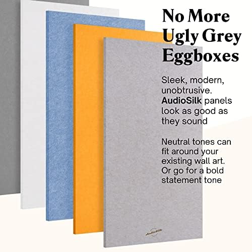 Acoustic Panels, 4 Pack ROOM KIT, Large, 46" x 23", Pale Blue
