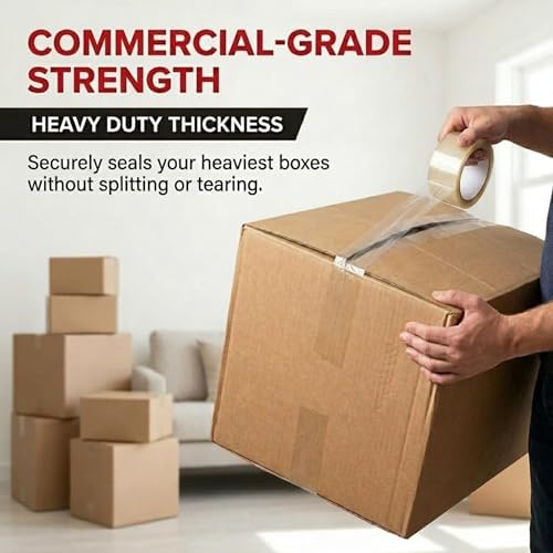 Tape Logic Packing Tape (36-Rolls), 2" x 110 yd - Heavy Duty Packaging Tape Refill for Shipping, Moving, Order Fulfillment, Acrylic 2.6 Mil