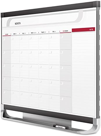 Quartet Dry Erase Calendar Board, Planner, Magnetic Whiteboard, 3' x 2', Yearly, Total Erase Surface, Prestige 2 (CP32P2)