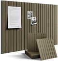 Fluxynara 36" x 24" Large Felt Bulletin Board, Earth Brown
