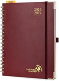 POPRUN 2026-2027 Weekly Planner 10" x 8"Weekly and Monthly Planner Calendar