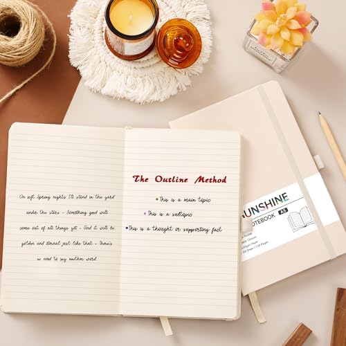 Ruled Notebook/Journal - Classic Lined Journal/Notebook, 5.3'' x 8.26''