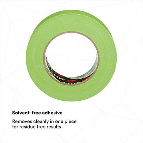 3M High Performance Green Masking Tape 401+, 36 mm x 55 m, 16 Rolls/Case
