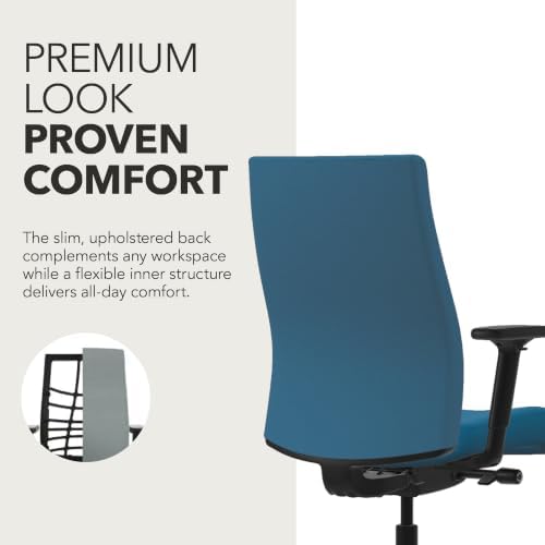 HON Ignition 2.0 Ergonomic Office Chair, Lumbar Support, Peacock