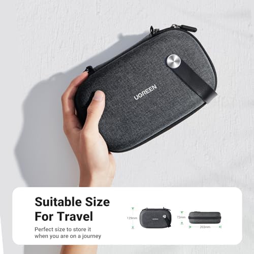 UGREEN Electronic Organizer Travel Case Pouch Bag Accessories Portable Waterproof Storage Bag Travel Essentials with Cable USB Flash Drive Charger External Battery Memory Card