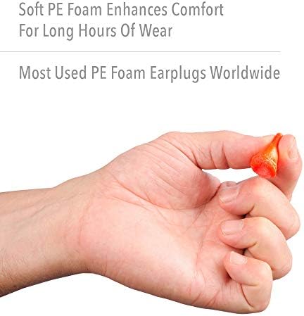Howard Leight by Honeywell Maximum Disposable Earplugs Box, 200 Pair (MXM-1)