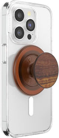 PopSockets Phone Grip for MagSafe, Magnetic Holder- Olive Wood | Removable, For Kindle / Android / iPhone, With Magnet, Brown, Plain, Cream, Beige, Summer Spring