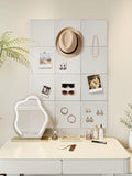 Thick Felt Pin Board Tiles 12 Pack, 11.8x11.8 Bulletin Board for Wall