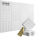 Soundsbay Sound Proof Foam Panels for Walls Self-Adhesive, 12-Pack 12"X12"
