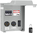 Nilight 20 30 50 Amp RV Power Outlet Box with Breaker 125/250V ETL Listed