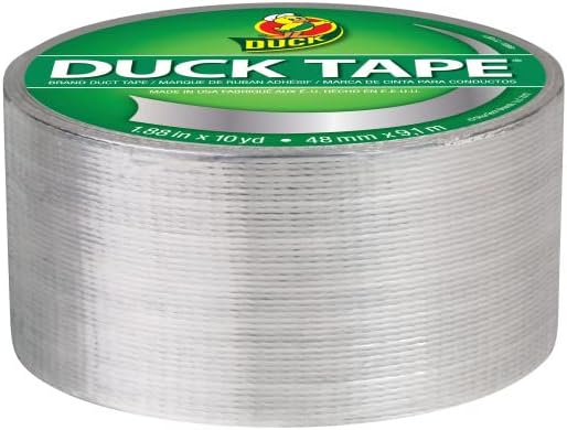 Duck Brand 280621 Color Duct Tape, Metallic Chrome, 1.88 Inches x 10 Yards Each Roll, 3 Rolls
