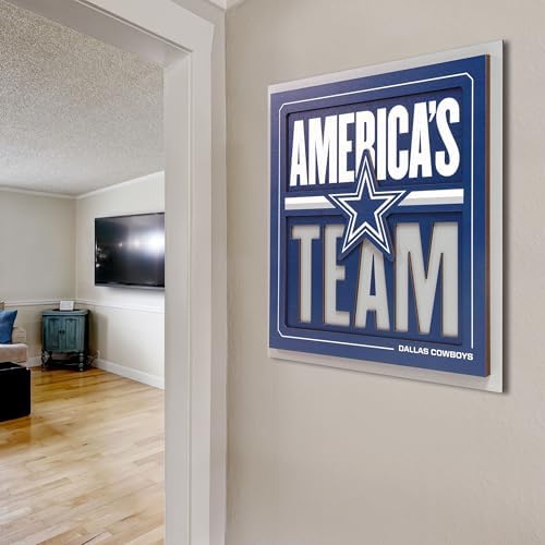 YouTheFan NFL Dallas Cowboys Slogan Series 3D Wall Art