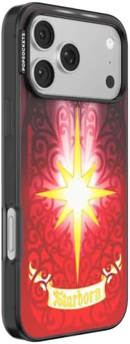 PopSockets iPhone 17 Pro Max Phone Case with MagSafe- Mirror Starborn | Magnetic, Wireless Charging, Camera & Drop Protection, Acotar, Throne, Glass, Sarah, Bookish