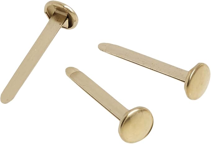 ACCO Solid Brass Fasteners, 1 1/2-Inch Capacity, 100 Count (A7071506) (Pack of 10)
