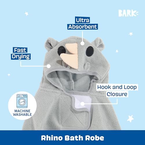 BARKBOX Dog Bathrobe - for Dogs - Medium