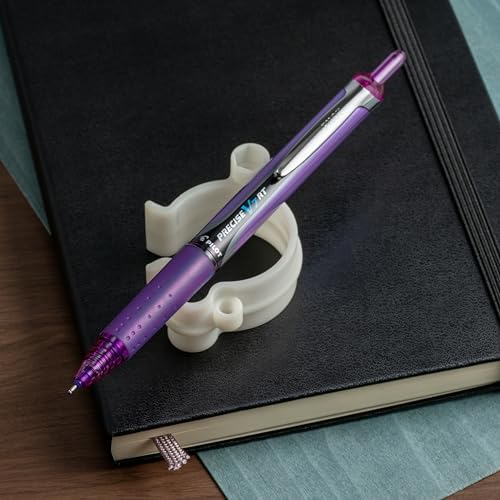 PILOT Precise V7 RT Liquid Ink Rollerball Pens, Purple Ink Pens, 12-Pack