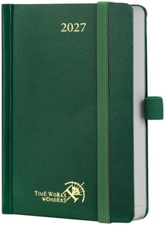 POPRUN 2027 Pocket Daily Planner One Page Per Day, 4.25"x6.25",Day Planner