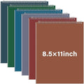 Maitys 6 Pcs Steno Spiral Notebooks, Chic Color, Modern Style