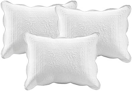 Madison Park Coastal Damask Quilted Daybed Cover Set, 6PC, 39"x75"
