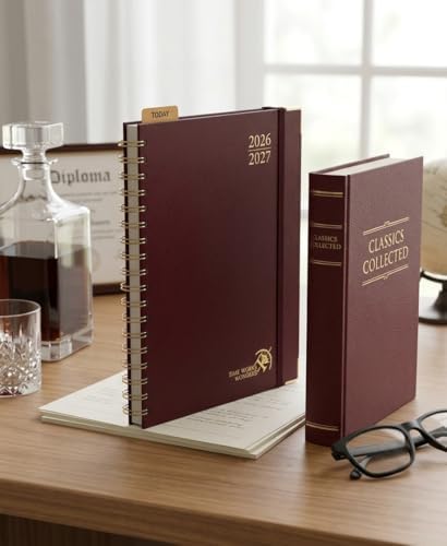 POPRUN 2026-2027 Weekly Planner 10" x 8"Weekly and Monthly Planner Calendar