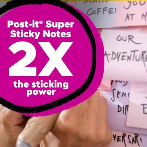 BIC Break Resistant Mechanical Pencils with Erasers, No. 2 Medium Point, 12-Count Pack and Post-it 100% Recycled Paper Super Sticky Notes, Lined, 4 in. x 6 in., 4 Pads, 45 Sheets per Pad