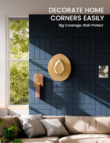 Fluxynara Felt Bulletin Board & Cork Board Alternative, Carbon Blue