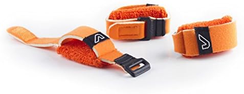 Gruv Gear Fret Wrap & Guitar Mute, Fretwrap for Acoustic, Electric & Bass | String Dampener Recording, Tapping & Practice Accessory (3 Pack, Large Orange, Fits 6 String Bass, 8 String Guitar)