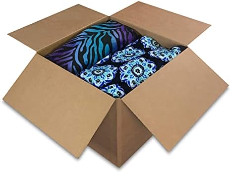 Amazon Basics Cardboard Moving Boxes, Large 20" x 20" x 15", Brown, 12-Pack