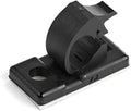 StarTech 100 Adhesive Cable Management Clips, Black, TAA, Sticky (CBMCC1)