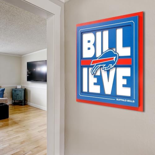 YouTheFan NFL Buffalo Bills Slogan Series 3D Wall Art