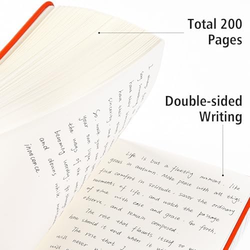 Dynta Blank Journal,A5 Unlined Journaling Notebooks 200 Pages/100 Sheets