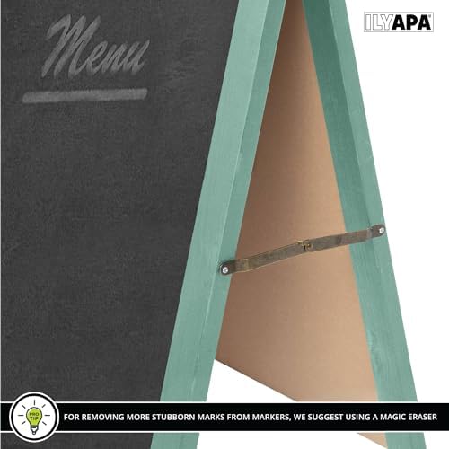 Ilyapa A Frame Chalk Board Easel Sign 20x40 in - Sandwich Signs Outdoor