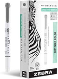 Zebra Pen MILDLINER No Bleed Highlighter, Dark Gray Color, Dual Tip, 12-Pk