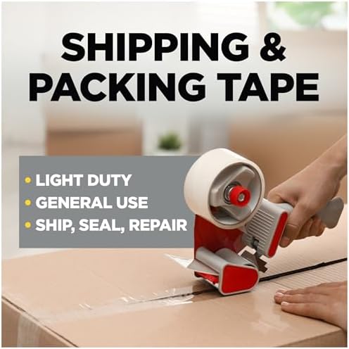 Scotch Shipping Packaging Tape, 1.88" x 109 yd, 6 Rolls