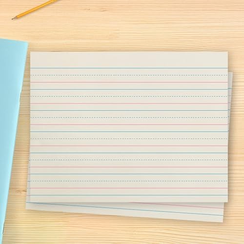 School Smart Zaner-Bloser Writing Paper, Handwriting Practice Lined Paper, Grade 2 Learning, 3/4 Inch Rule, 10-1/2 x 8 Inches, 500 Sheets
