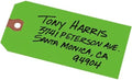 Avery® Unstrung Shipping Tags, 11.5 pt. Stock, 4-3/4" x 2-3/8", 1,000 Green Hang Tags (12365)