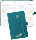 POPRUN 2026-2027 Academic Small Weekly Planner, 4" x 6.25" Purse Calendar
