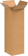 BOX USA 8x8x24 Tall Corrugated Boxes, Tall, 8L x 8W x 24H, Pack of 25 | Shipping, Packaging, Moving, Storage Box for Home or Business, Strong Wholesale Bulk Boxes