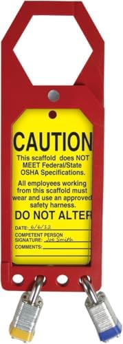 AccuformNMC TSS902 Plastic Secure-Status Tag Holder
